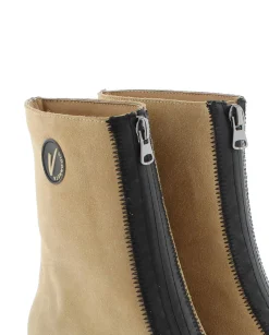 Vidorreta Outlet|Botin en serraje nude Cuba