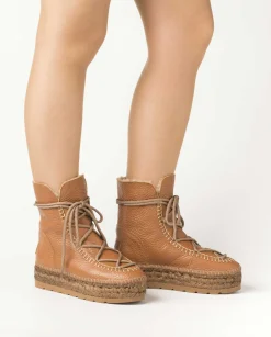 Mujer Vidorreta Botines|Botin plataforma en bost camel Merce Doble