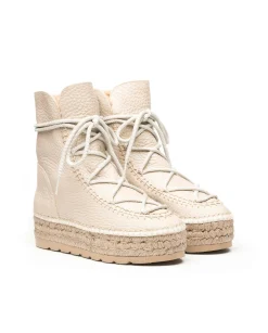 Mujer Vidorreta Botines|Botin plataforma en bost crudo Merce Doble