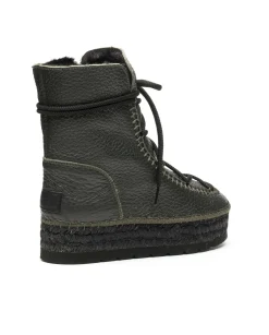 Vidorreta Outlet|Botin plataforma en bost kaki Merce Doble