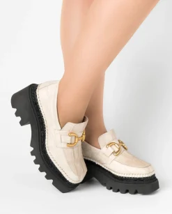 Vidorreta Outlet|Mocasin en Cocco Koda beig León