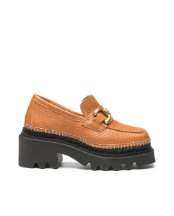 Vidorreta Outlet|Mocasín en bost camel León