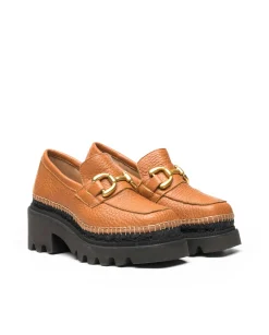 Vidorreta Outlet|Mocasín en bost camel León