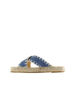 Mujer Vidorreta Sandalias Planas|Pinky cherry azul Miró