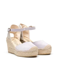 Vidorreta Outlet|Sandalia pico serraje malva Tilo 5
