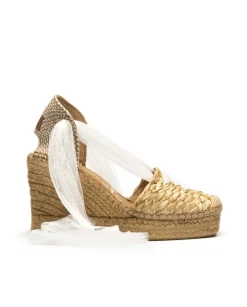 Vidorreta Outlet|Sandalia rafia blanco Matisse