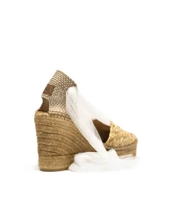 Vidorreta Outlet|Sandalia rafia blanco Matisse