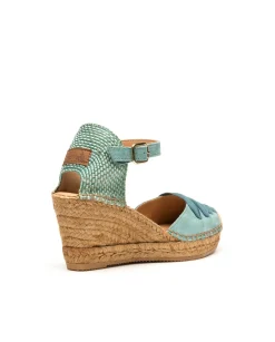 Vidorreta Outlet|Sandalia serraje alga Clavel