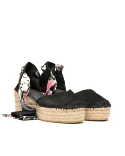 Vidorreta Outlet|Sandalia serraje negro Creta