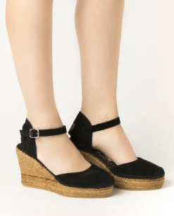 Vidorreta Outlet|Sandalia serraje negro Tilo 7