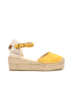 Vidorreta Outlet|Sandalia serraje ocre Creta