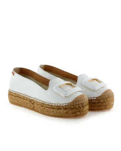 Mujer Vidorreta Slippers|Slippers|Slipper en napa blanco Merce Doble
