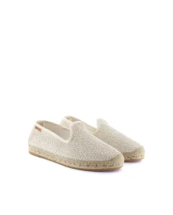 Mujer Vidorreta Slippers|Slippers|Slipper en rafia trenza crudo Borneo