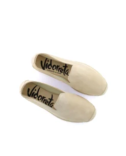 Mujer Vidorreta Slippers|Slippers|Slipper en serraje arena Borneo