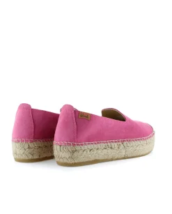 Mujer Vidorreta Slippers|Slippers|Slipper en serraje fuxia Merce Doble