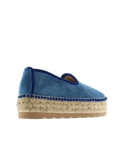 Mujer Vidorreta Slippers|Slippers|Slipper en terciopelo marino Merce Doble