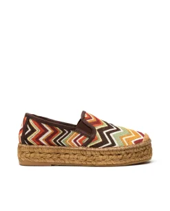 Vidorreta Outlet|Slipper missoni marron Merde Doble