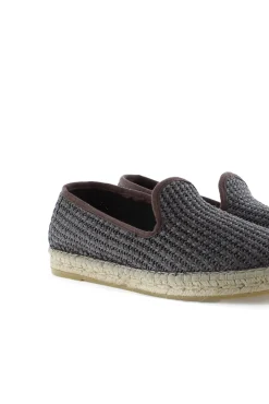 Mujer Vidorreta Slippers|Slippers|Slipper rafia nudos chocolate Borneo