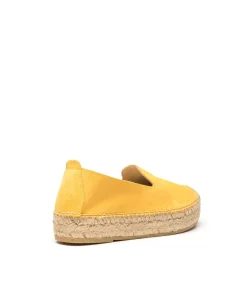 Vidorreta Outlet|Slippers serraje amarillo Merce Doble