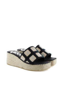 Mujer Vidorreta Zuecos|zueco crochet negro Vinci