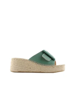 Mujer Vidorreta Zuecos|Zueco en bost verde Vinci