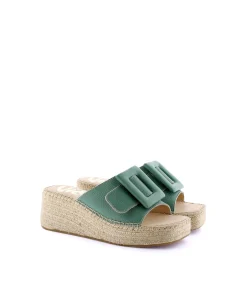Mujer Vidorreta Zuecos|Zueco en bost verde Vinci