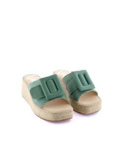 Mujer Vidorreta Zuecos|Zueco en bost verde Vinci